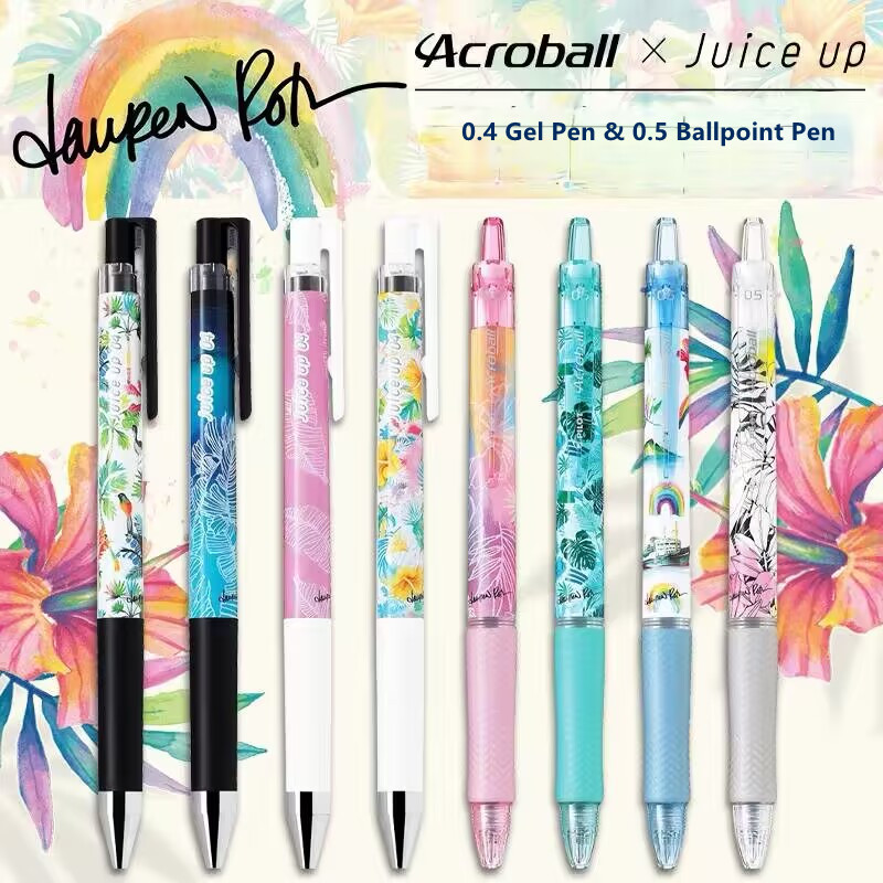 Pentel Pen Energel - パイロットジュースアップacroBallGelペン、日本の文房具、パイロット、華やかな空気、限定、0.4mm、0.5mm、ミディアムオイルペン、1個