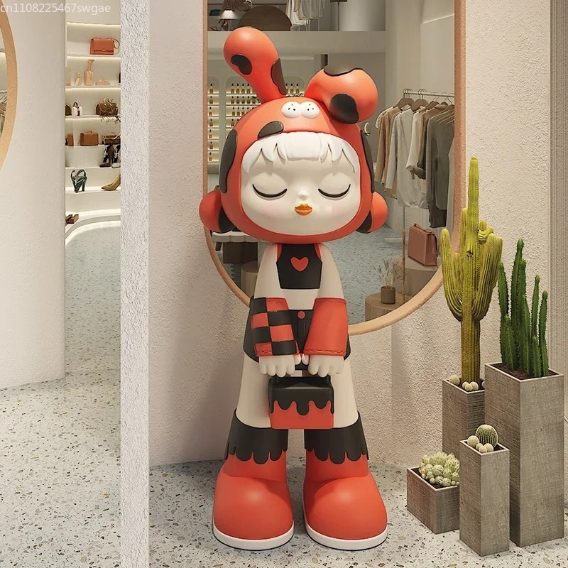 アートカートゥーンガール像 室内ファッションキャラクターモデ - Resin Crafts のレビューと価格