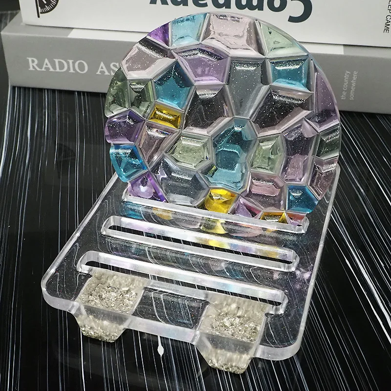 DIY クリスタルエポキシモールド波ダイヤモンド底コースター - Coaster Mold Round のレビューと価格