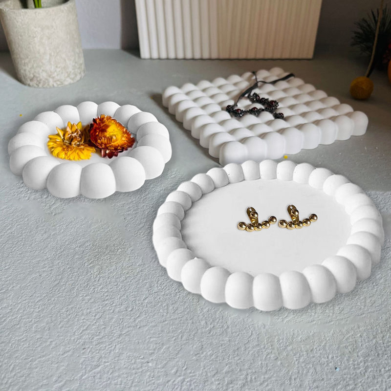 プレート収納コースター型 DIY セメント北欧石膏コースター - Coaster Mold Round のレビューと価格
